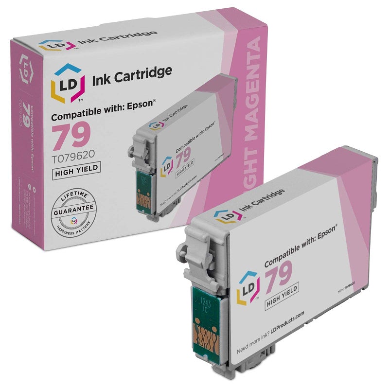 LD Products T079 Remanufactured Replacement for Epson 79 Light Magenta T079620 to use with Artisan 1430 and Stylus Photo 1400 (Single-Pack) - Image 1